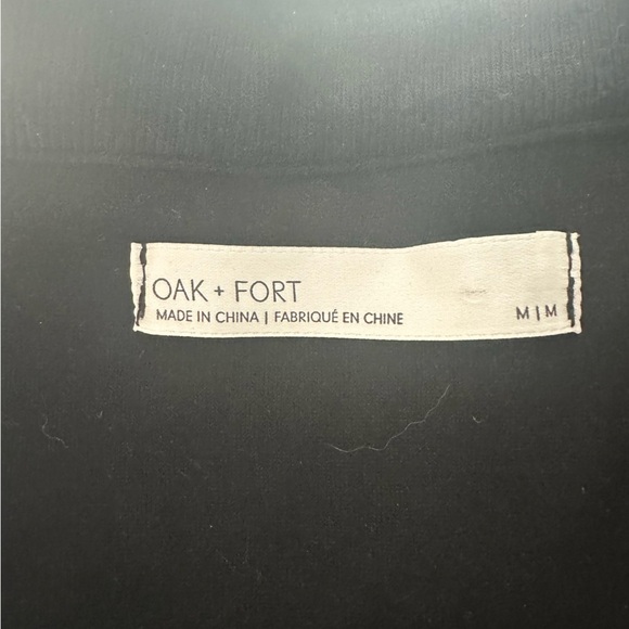 OAK + FORT Black Cardigan size M - Picture 5 of 7